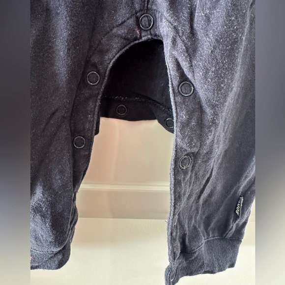 Vintage Roots Canada Toddler Onesie Navy Blue Snap Closure About Size 12 months - Picture 4 of 8